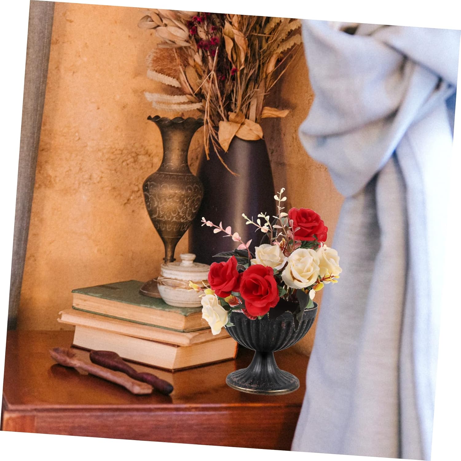 ARTIBETTER 2pcs Vintage Flower Vase for Wedding Centerpieces Rustic Metal Decorative Urn for Dried Fresh Flower Arrangements for Home and Event Decor
ARTIBETTER 2pcs Vintage Flower Vase for Wedding Centerpieces Rustic Metal Decorative Urn for Dried Fresh Flower Arrangements for Home and Event Decor