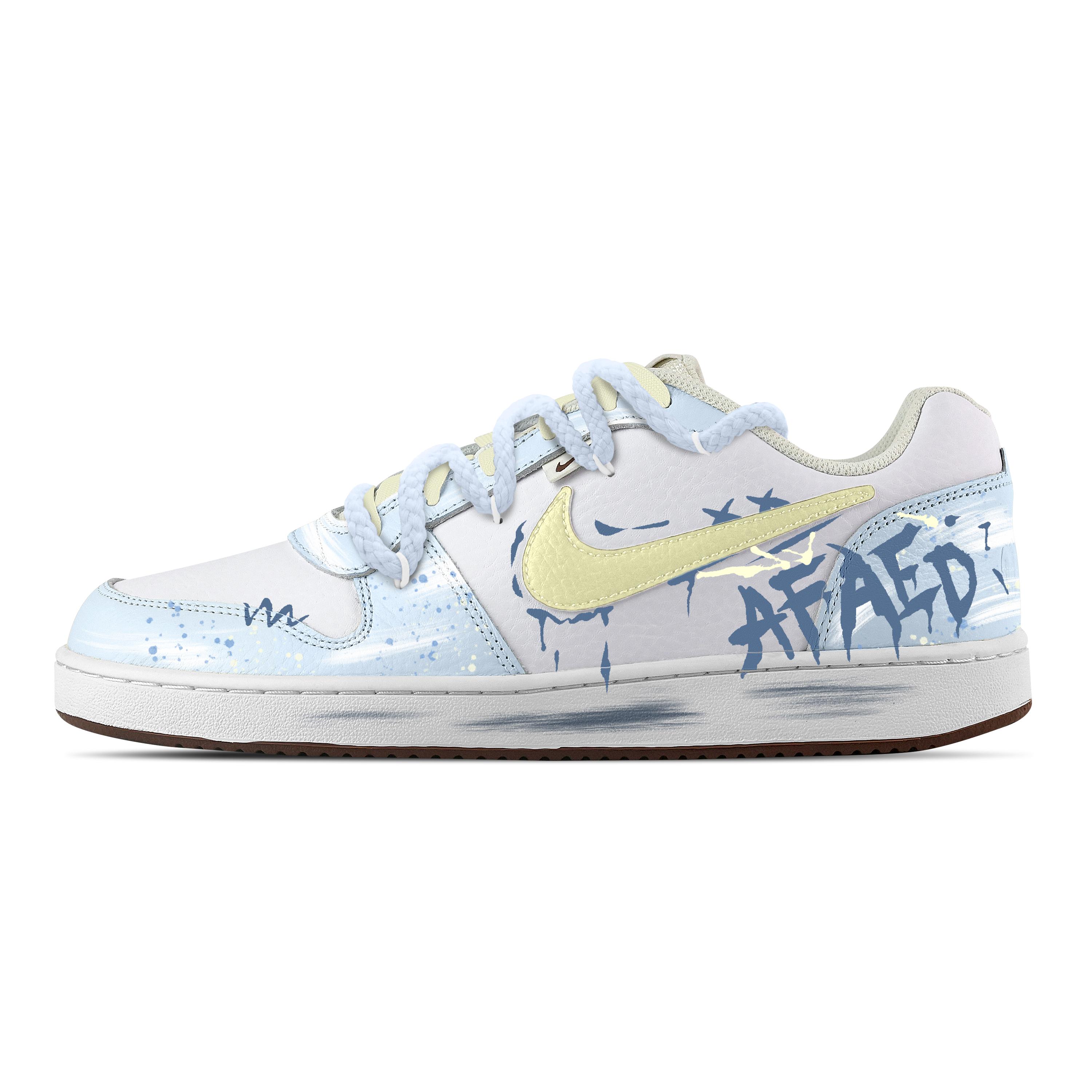 Nike EBERNON Crazy Eye Graffiti Abrasion Resistant Low top Skateboard Shoes Men s Blue Yellow IM3370-121(Team773-) 42.5
Nike EBERNON Crazy Eye Graffiti Abrasion Resistant Low top Skateboard Shoes Men s Blue Yellow IM3370-121(Team773-) 42.5