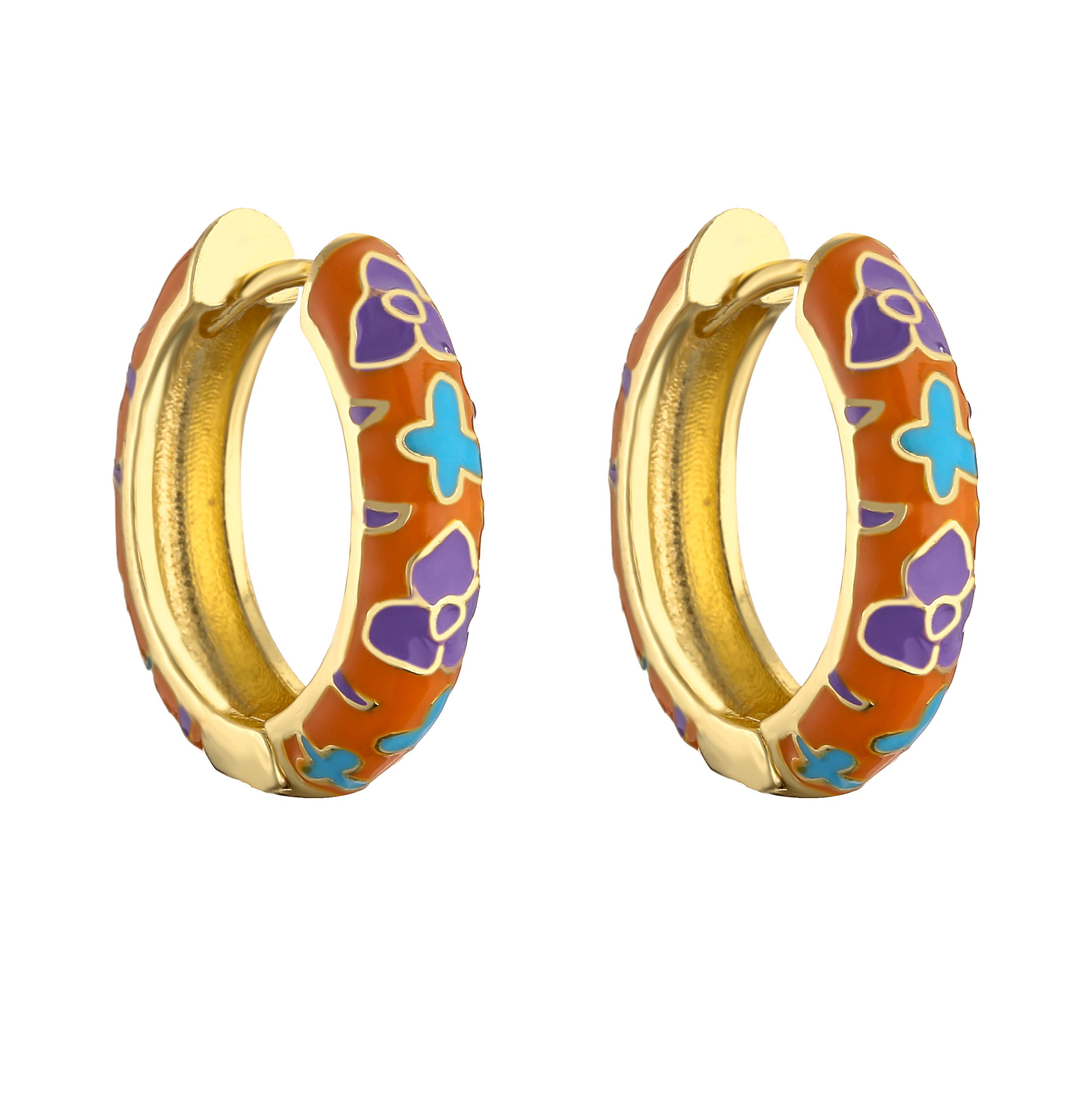 HECHENG,Vintage Enamel Flower Small Hoop Earrings Trendy Geometric Statement Round Circle Huggie Earring Fashion Zircon Brincos
HECHENG,Vintage Enamel Flower Small Hoop Earrings Trendy Geometric Statement Round Circle Huggie Earring Fashion Zircon Brincos