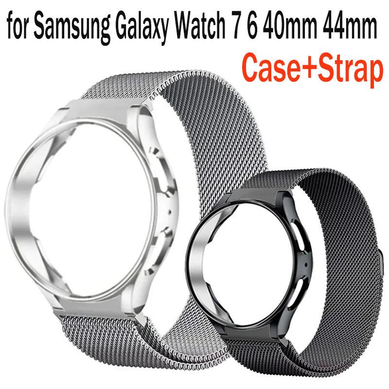 Чехол TPU + ремешок для Samsung Galaxy Watch 7 6 40 мм 44 мм Milan Metal Strap Case TPU Galaxy Watch FE Cover Correa
Чехол TPU + ремешок для Samsung Galaxy Watch 7 6 40 мм 44 мм Milan Metal Strap Case TPU Galaxy Watch FE Cover Correa