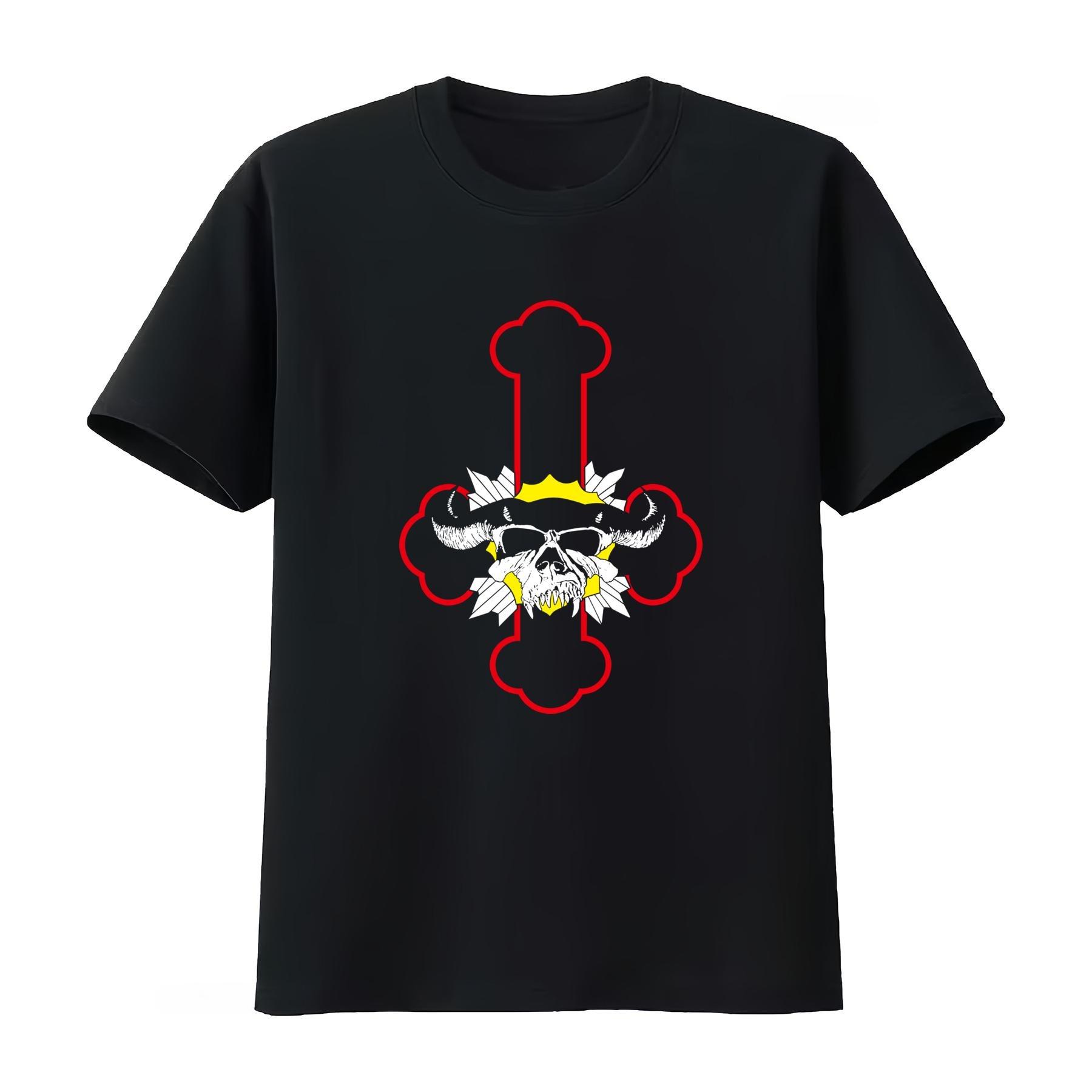 Danzig Not of This World Tour 89 Skull Cross T Shirt Black Graphic Stylish Breathable Unisexs Clothing Women 2026 Summer T Shirt S
Danzig Not of This World Tour 89 Skull Cross T Shirt Black Graphic Stylish Breathable Unisexs Clothing Women 2026 Summer T Shirt S