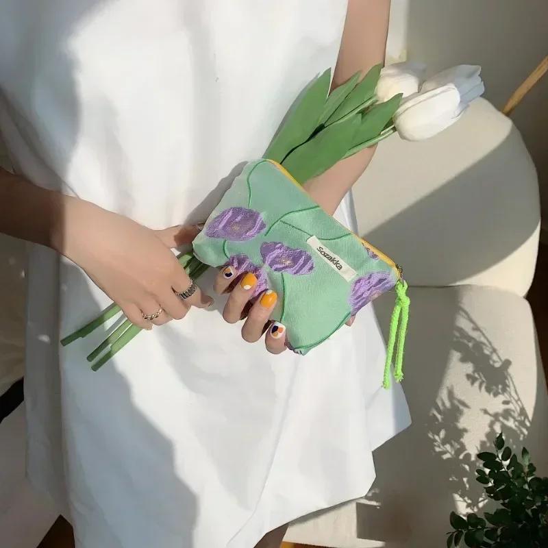 Женский цветочный кошелек Мини-клатч Дорожный кошелек Монетница для женщин Помада Косметичка Дорожный органайзер Пенал
Женский цветочный кошелек Мини-клатч Дорожный кошелек Монетница для женщин Помада Косметичка Дорожный органайзер Пенал