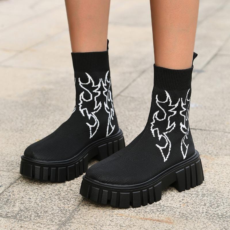 Ladies Shoes on Sale 2024 New Sleeve Women s Boots Autumn Round Toe Mixed Colors Short Barrel Platform Chunky Heel Elastic Boots
Ladies Shoes on Sale 2024 New Sleeve Women s Boots Autumn Round Toe Mixed Colors Short Barrel Platform Chunky Heel Elastic Boots