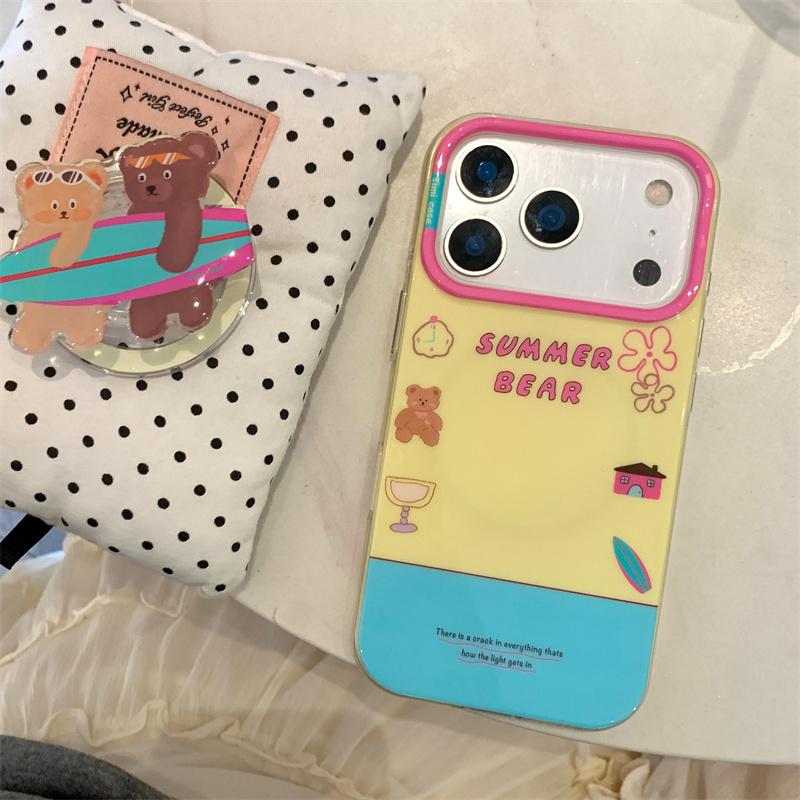 Fashion Cute Caroon Bear Magnetic Phone Case For iPhone 17 Pro 16 15 14 Pro Max 16Pro Cover with Stand For Magsafe Cases Hard Fu For iPhone 17ProMax
Fashion Cute Caroon Bear Magnetic Phone Case For iPhone 17 Pro 16 15 14 Pro Max 16Pro Cover with Stand For Magsafe Cases Hard Fu For iPhone 17ProMax