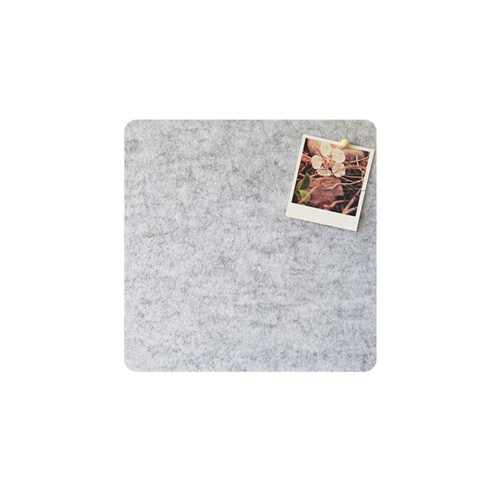 Felt Bulletin Board 30*30cm Self-adhesive Photo Wall Display Board No-drill Photo Background Wall Sticker сірий
Felt Bulletin Board 30*30cm Self-adhesive Photo Wall Display Board No-drill Photo Background Wall Sticker сірий