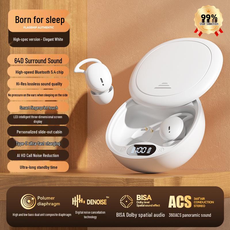 2024 TWS Sleep Noise-Canceling Wireless Bluetooth M72 In-ear Headphones
2024 TWS Sleep Noise-Canceling Wireless Bluetooth M72 In-ear Headphones