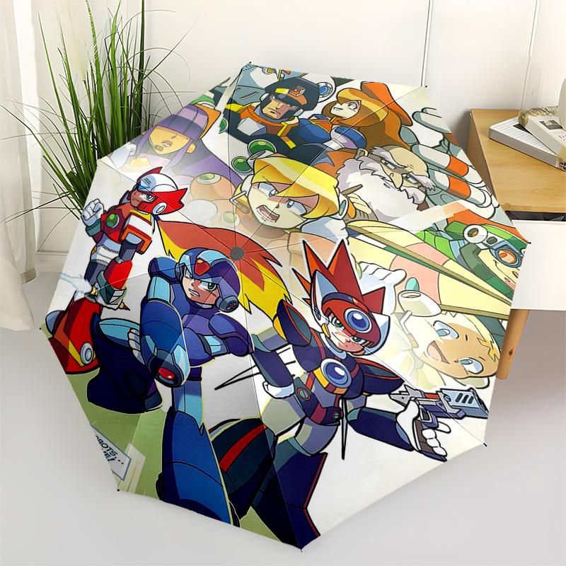 1pc Mega Man Automatic Folding Umbrella: 8-Bone Iron Frame, Portable Tri-Fold Design, Outdoor for Fans, Travelers, Everyday Use, Perfect Gift!Y083
1pc Mega Man Automatic Folding Umbrella: 8-Bone Iron Frame, Portable Tri-Fold Design, Outdoor for Fans, Travelers, Everyday Use, Perfect Gift!Y083