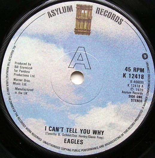 7-дюймовая пластинка EAGLES - I Can t Tell You Why K12418 Asylum Records 1979 Великобритания Рок Б/У
7-дюймовая пластинка EAGLES - I Can t Tell You Why K12418 Asylum Records 1979 Великобритания Рок Б/У