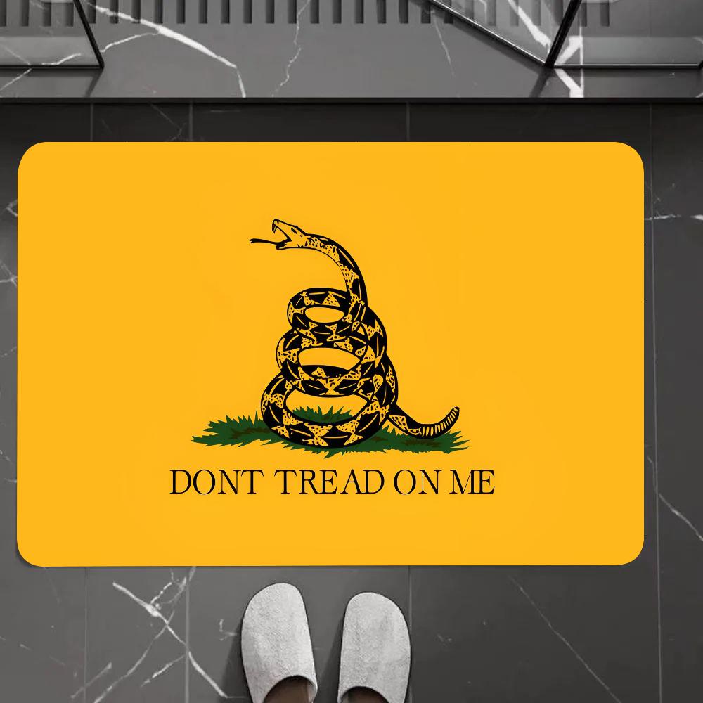 Dont Tread On Me Yellow Snake Gadsden Floor Mat Door mats Household carpets Foot mats Kitchen and bathroom absorbent non-slip 40x60cm
Dont Tread On Me Yellow Snake Gadsden Floor Mat Door mats Household carpets Foot mats Kitchen and bathroom absorbent non-slip 40x60cm