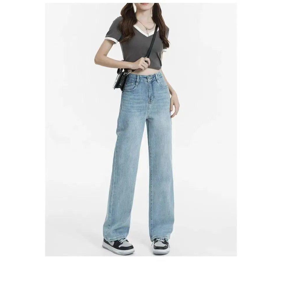 Women s High Waist Velvet-Lined Straight Jeans - Warm, Loose, Versatile Autumn/Winter Style S Below 85 lbs
Women s High Waist Velvet-Lined Straight Jeans - Warm, Loose, Versatile Autumn/Winter Style S Below 85 lbs