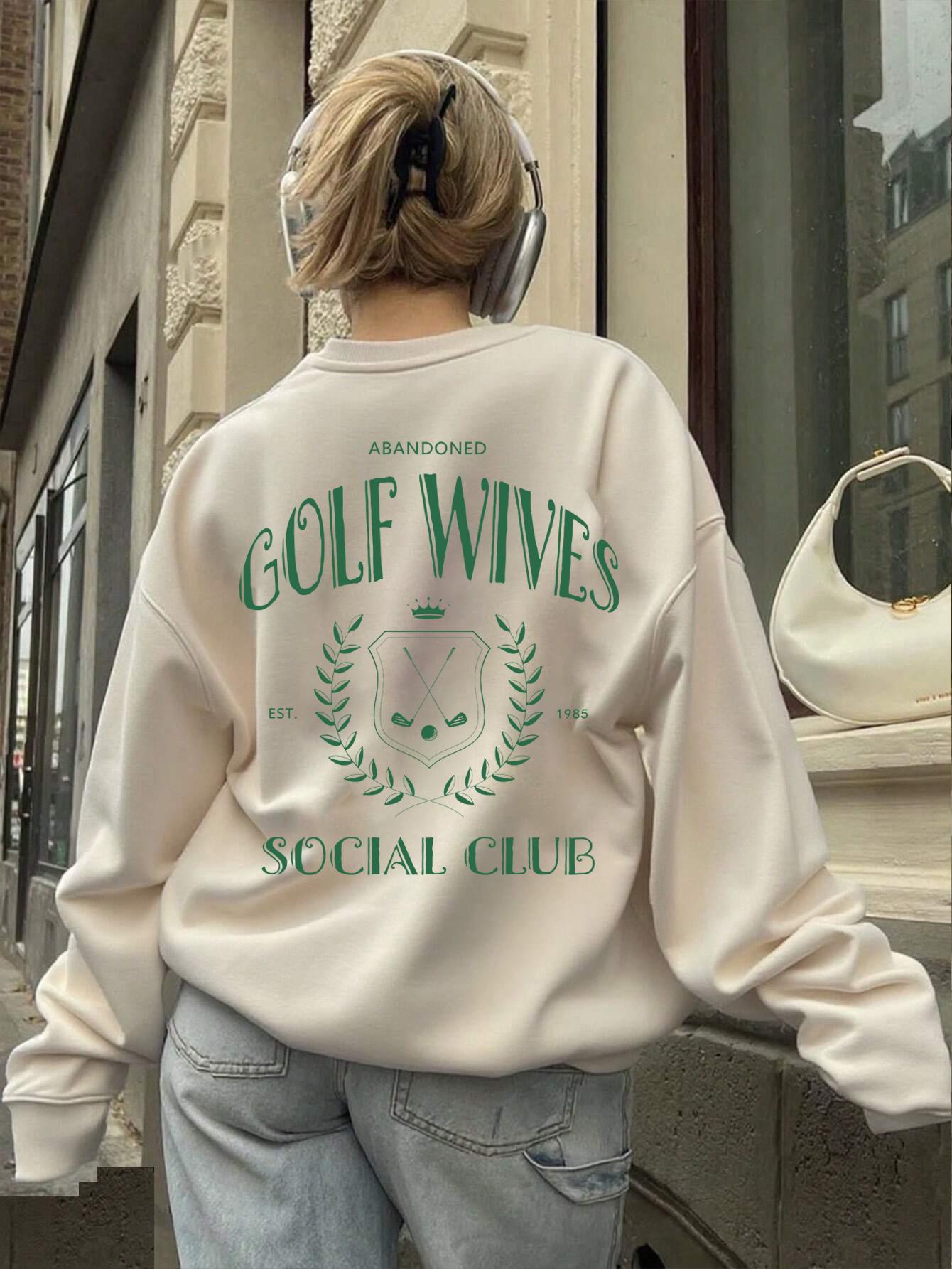 Vintage Golf Print Sweatshirt AutumnWinter Womens Clothes Casual Minimalist Sporty Style Versatile Round Neck Fashion Pullover XL
Vintage Golf Print Sweatshirt AutumnWinter Womens Clothes Casual Minimalist Sporty Style Versatile Round Neck Fashion Pullover XL
