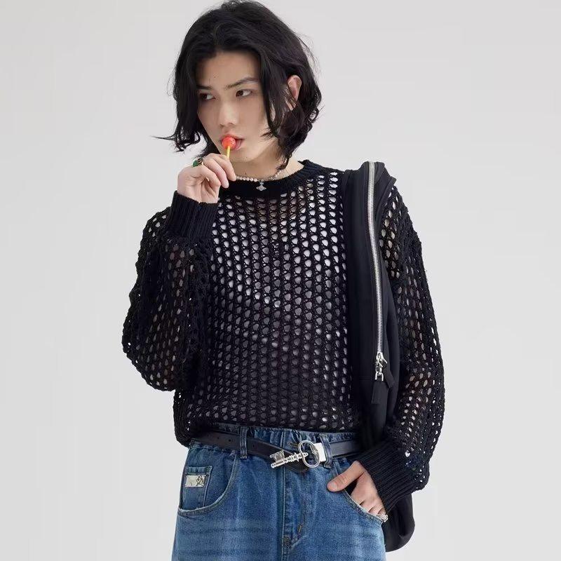 2023 Унисекс Повседневный свитер с круглым вырезом и ажурным узором M чёрный
2023 Унисекс Повседневный свитер с круглым вырезом и ажурным узором M чёрный