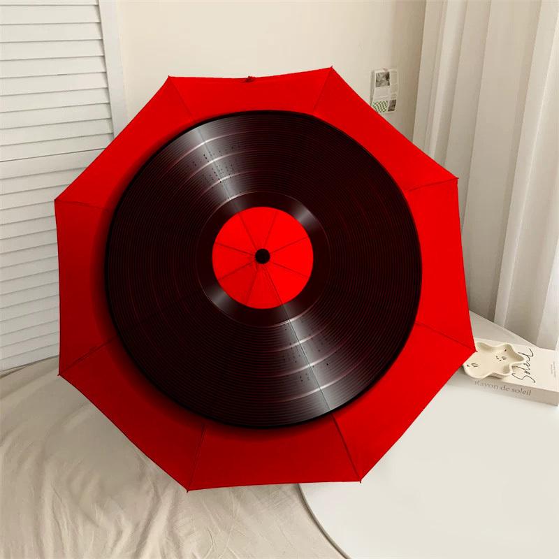 1PC record vinyl Automatic Open/Close Umbrella with Windproof, 8-Rib Sturdy Canopy, Durable Ribs, Fashionable Design1354A
1PC record vinyl Automatic Open/Close Umbrella with Windproof, 8-Rib Sturdy Canopy, Durable Ribs, Fashionable Design1354A