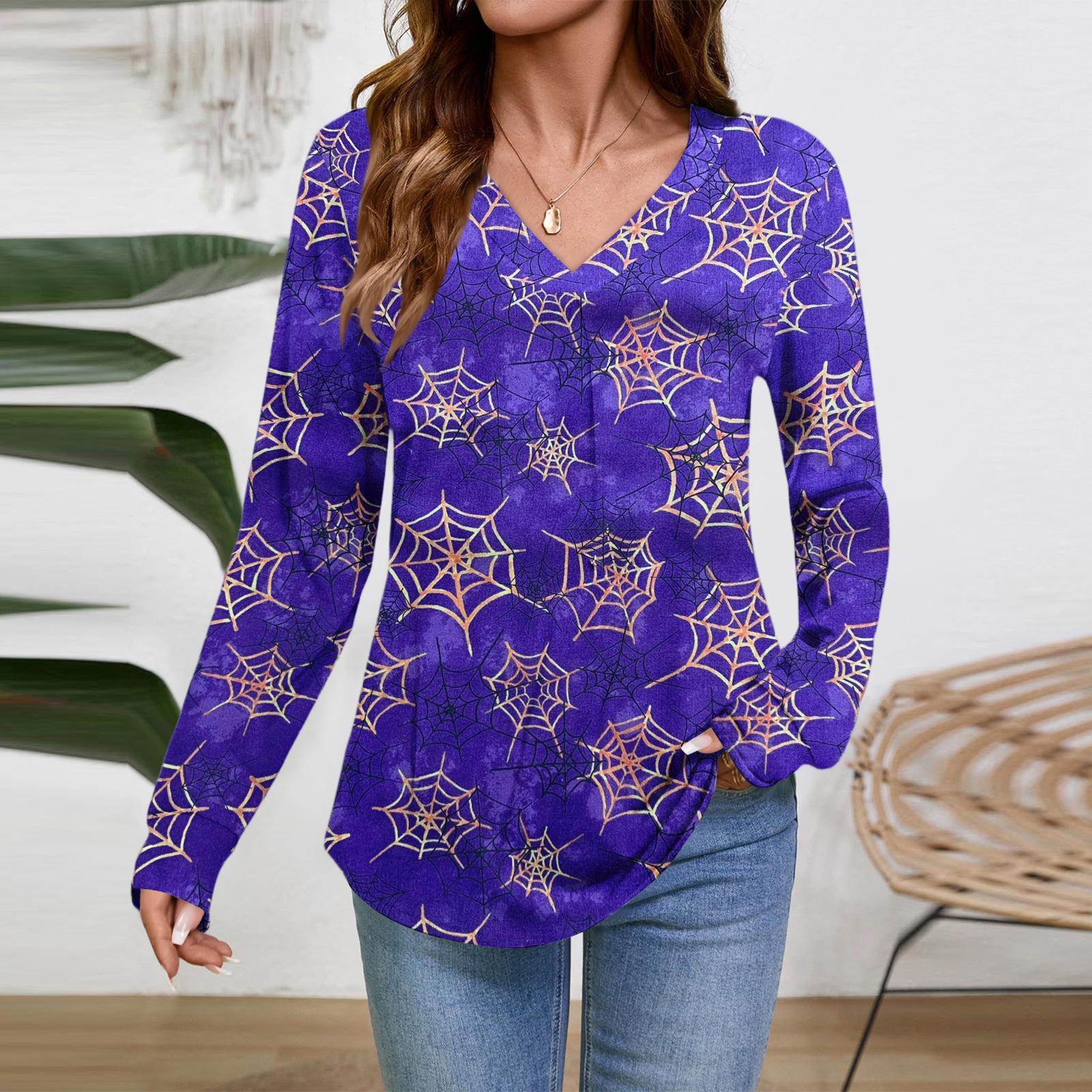 Женские топы с длинным рукавом, нарядные повседневные футболки с V-образным вырезом, базовые футболки, одежда для отпуска, осенняя модная одежда S
Женские топы с длинным рукавом, нарядные повседневные футболки с V-образным вырезом, базовые футболки, одежда для отпуска, осенняя модная одежда S