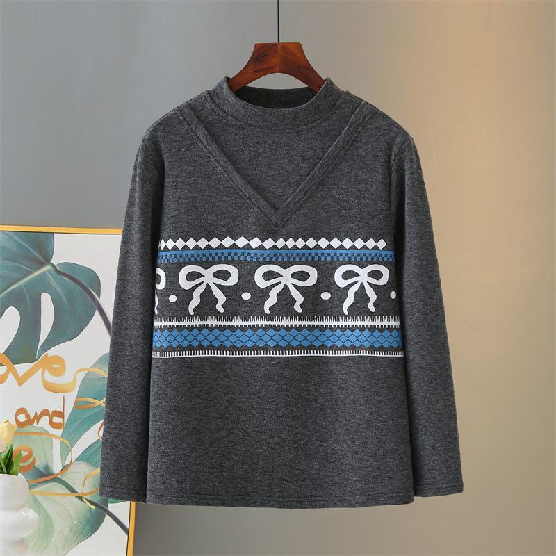 2025 Autumn/Winter Plus Size Women s Thickened 2-in-1 Long Sleeve Fleece Top, Printed for Curvy Girls 2XL темно-сірий
2025 Autumn/Winter Plus Size Women s Thickened 2-in-1 Long Sleeve Fleece Top, Printed for Curvy Girls 2XL темно-сірий
