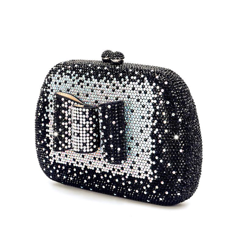 Bow Diamond Evening Clutch Bag Purple/Gold 4 Colors Clutches Women Wedding Clutch Purse Long Chain Shoulder Bag Party Handbag 17.5cmX12.5cmX4.5cm
Bow Diamond Evening Clutch Bag Purple/Gold 4 Colors Clutches Women Wedding Clutch Purse Long Chain Shoulder Bag Party Handbag 17.5cmX12.5cmX4.5cm