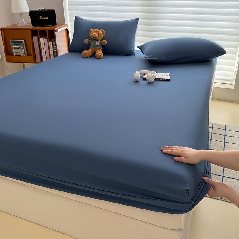 Solid Color Skin-friendly Washed Cotton Fitted Sheet for Home All-inclusive Mattress Protector Dust Cover 90x200cm
Solid Color Skin-friendly Washed Cotton Fitted Sheet for Home All-inclusive Mattress Protector Dust Cover 90x200cm