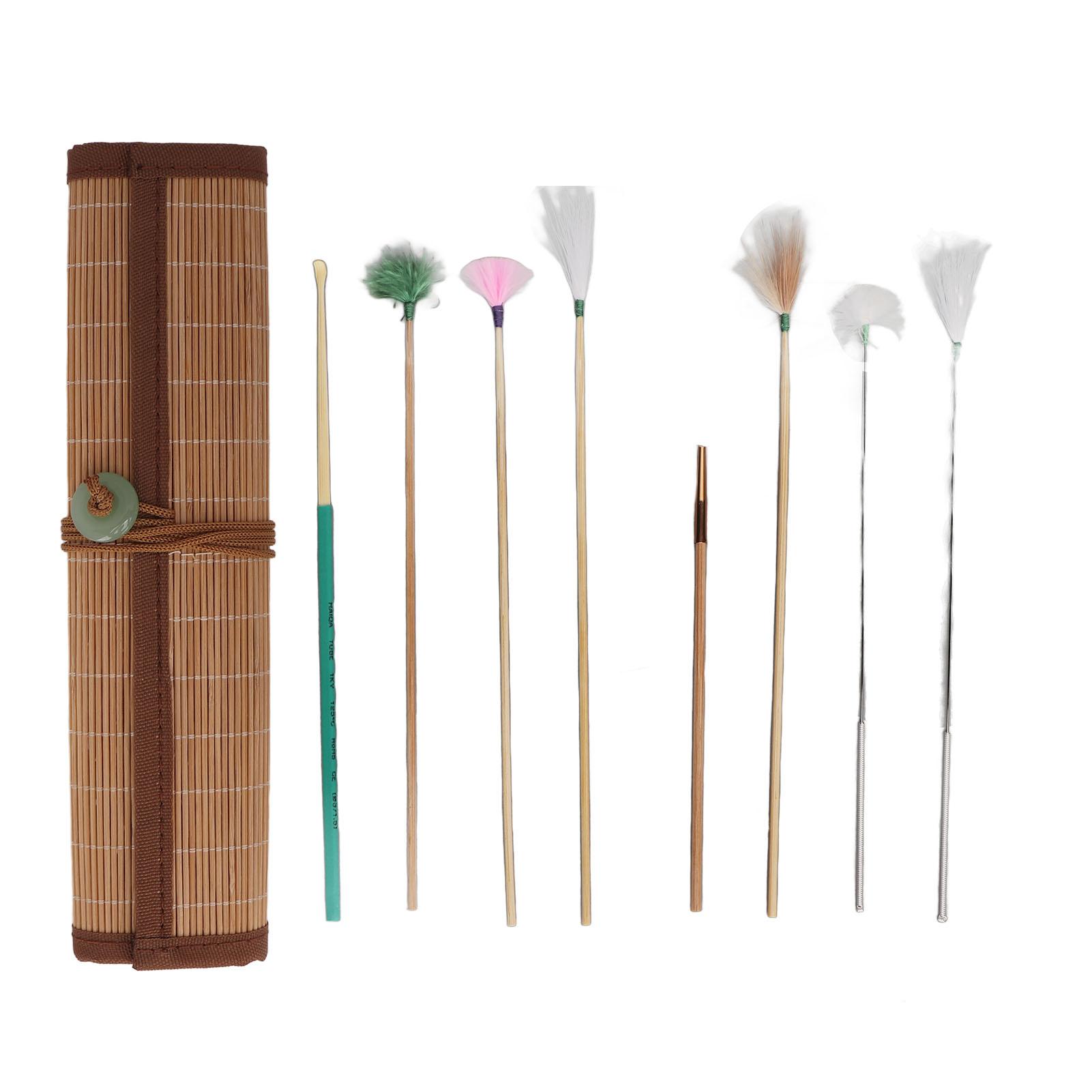7pcs Ear Clean Feather Kit with Bamboo Mat Deeply Clean Massage Relaxing Ear Wax Removal Feather
7pcs Ear Clean Feather Kit with Bamboo Mat Deeply Clean Massage Relaxing Ear Wax Removal Feather