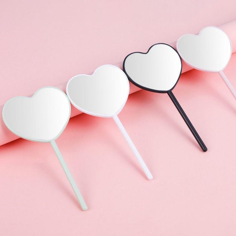 DIY Hand-held Makeup Mirror Handmade Heart-shaped Mirror Love Heart Handle Mirror Makeup Tool
DIY Hand-held Makeup Mirror Handmade Heart-shaped Mirror Love Heart Handle Mirror Makeup Tool