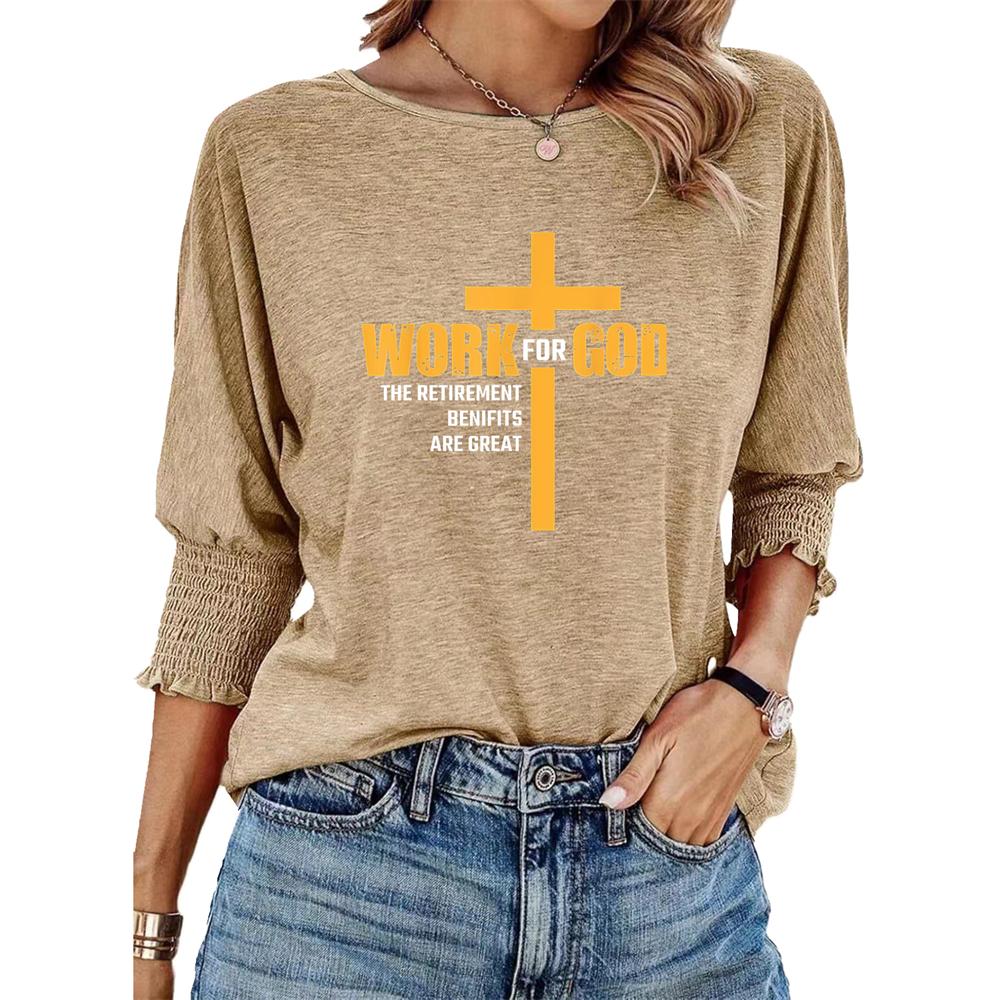 Жіноча модна вільна футболка з круглим вирізом і літерами великих розмірів XXL хакі
Жіноча модна вільна футболка з круглим вирізом і літерами великих розмірів XXL хакі