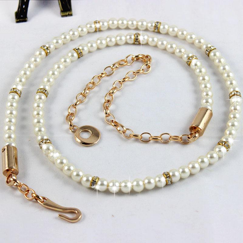 Meimeier Pearl waist chain for women, korean style rhinestone fashion decoration outerwear accessory, versatile ladies slim belt 100-135CM белый
Meimeier Pearl waist chain for women, korean style rhinestone fashion decoration outerwear accessory, versatile ladies slim belt 100-135CM белый