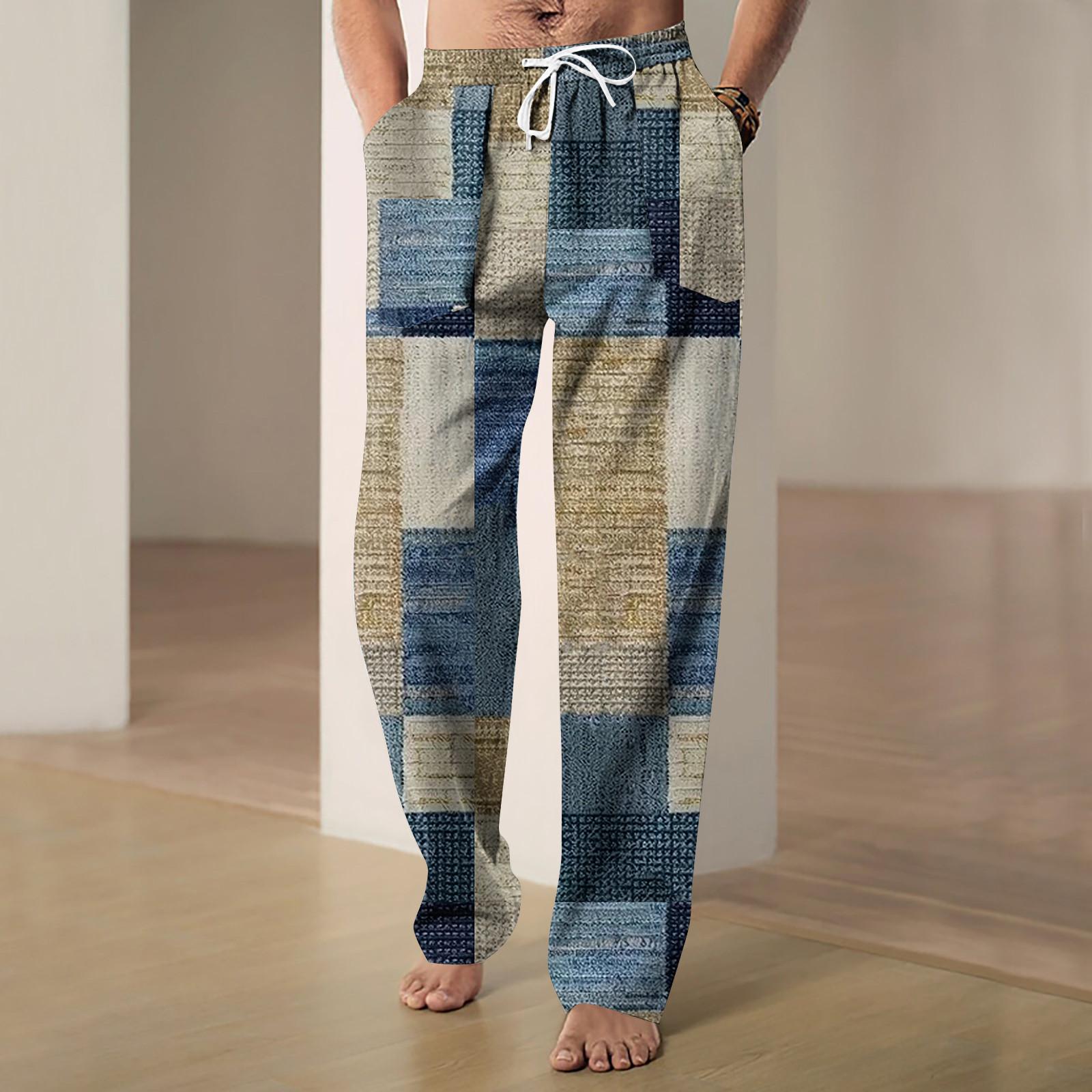 Мужские повседневные свободные и удобные повседневные брюки, хлопковые льняные брюки с принтом на шнуровке XXXL синий
Мужские повседневные свободные и удобные повседневные брюки, хлопковые льняные брюки с принтом на шнуровке XXXL синий