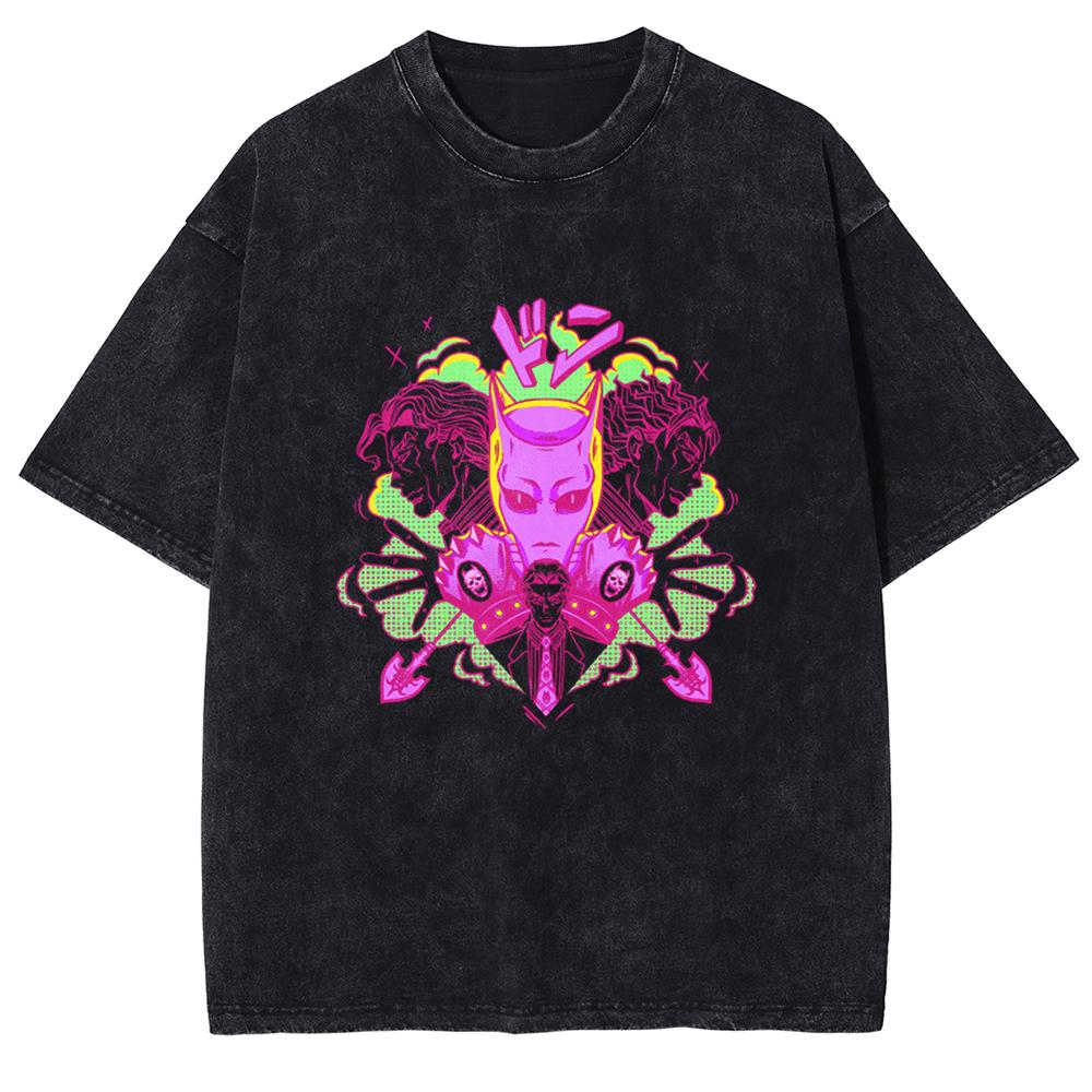 Anime JoJos Bizarre Adventure Tshirt Kujo Jotaro Vintage Washed T Shirt Men Women Clothing Summer Cotton Short Sleeve Tees S
Anime JoJos Bizarre Adventure Tshirt Kujo Jotaro Vintage Washed T Shirt Men Women Clothing Summer Cotton Short Sleeve Tees S