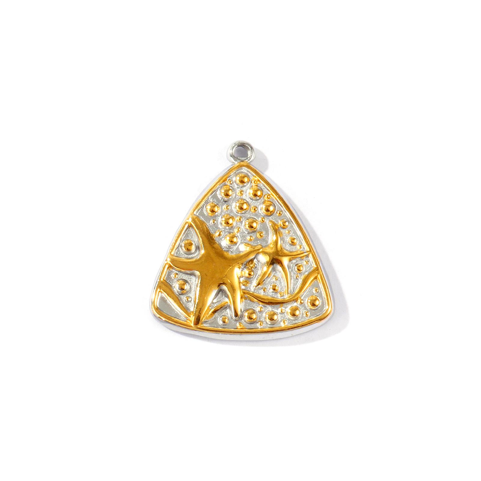 1 Piece 304 Stainless Steel Ocean Jewelry Charms Turtle Starfish 18K Gold Plated & Silver Plated Two Tone Pendants DIY Necklace
1 Piece 304 Stainless Steel Ocean Jewelry Charms Turtle Starfish 18K Gold Plated & Silver Plated Two Tone Pendants DIY Necklace