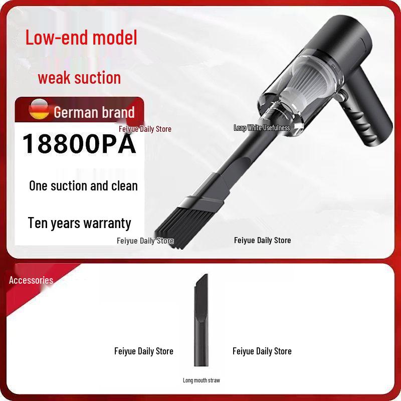 Rechargeable Dual-Use Car & Home Vacuum Cleaner - Compact Handheld for Sofas, Windows, and Crevices
Rechargeable Dual-Use Car & Home Vacuum Cleaner - Compact Handheld for Sofas, Windows, and Crevices
