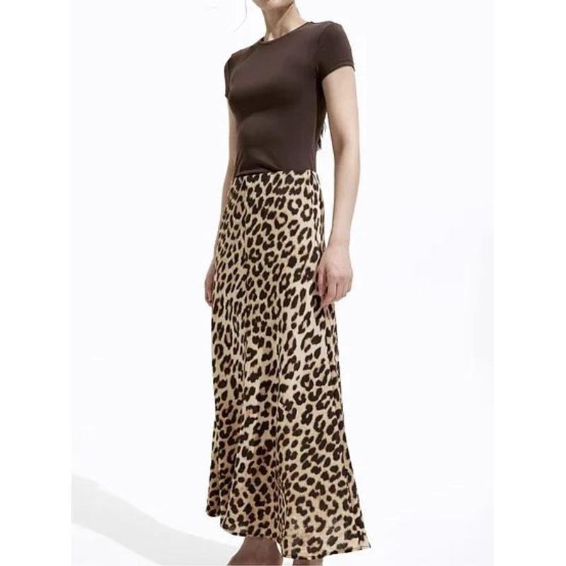 Export Single H Family High Waist Slim Looking Elegant Sexy Wild All-Matching Sheath Elegant a Word Stylish Leopard Print Skirt Female Leopard print XS
Export Single H Family High Waist Slim Looking Elegant Sexy Wild All-Matching Sheath Elegant a Word Stylish Leopard Print Skirt Female Leopard print XS