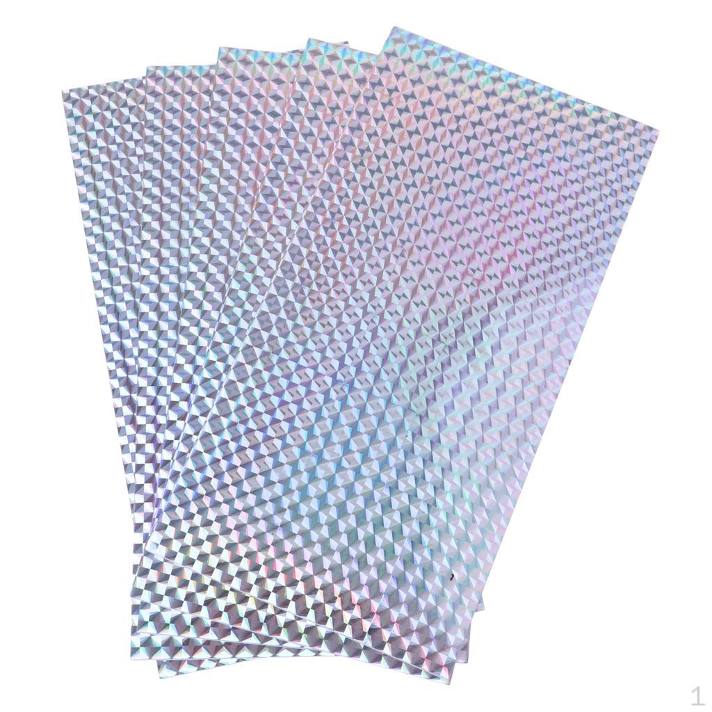 5 упаковок голографической пленки с вспышкой, рыболовные чешуи, кожаные приманки, жесткие наклейки, светоотражающий инструмент для привязывания мушек Silver
5 упаковок голографической пленки с вспышкой, рыболовные чешуи, кожаные приманки, жесткие наклейки, светоотражающий инструмент для привязывания мушек Silver