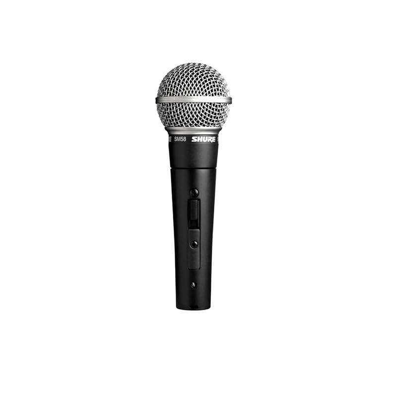 SHURE Sure dynamic microphone SM58S : With ON/OFF switch No screws for microphone stand unidirectional cardioid XLR wired vocal song live Recording
SHURE Sure dynamic microphone SM58S : With ON/OFF switch No screws for microphone stand unidirectional cardioid XLR wired vocal song live Recording