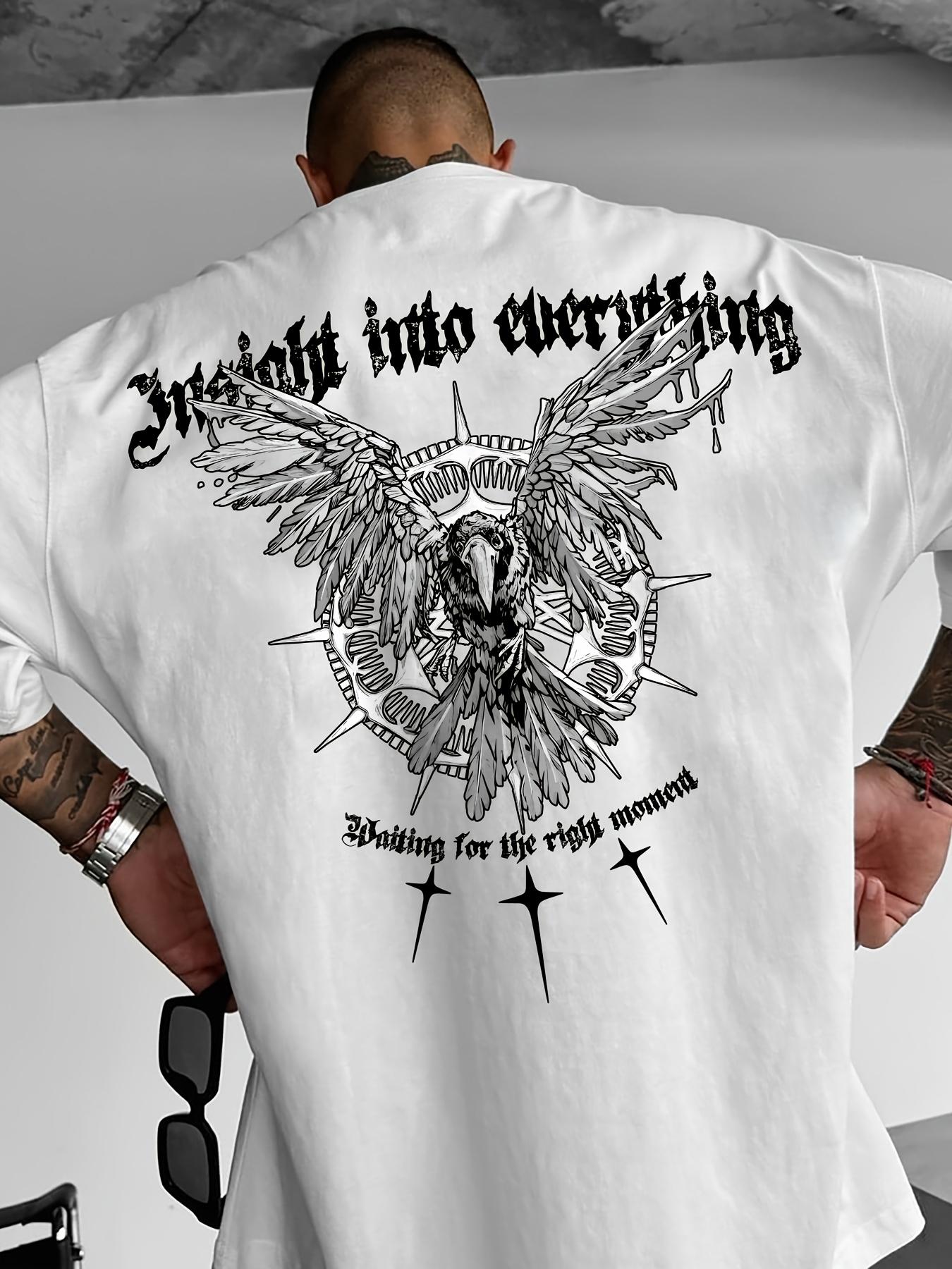 Fashionable Summer New Style Cross Eagle Pattern Mens Tshirt Suitable for Outdoor Casual Sports Wear and Street Style S
Fashionable Summer New Style Cross Eagle Pattern Mens Tshirt Suitable for Outdoor Casual Sports Wear and Street Style S