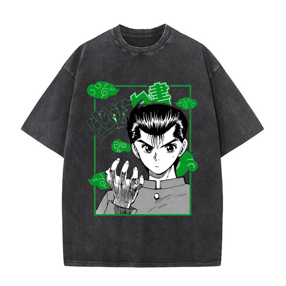 Washed Vintage Anime YuYu Hakusho Hiei Graphic T Shirts Men Women Casual Oversized Tshirt Male Cartoon Manga Cosplay Streetwear 2XL
Washed Vintage Anime YuYu Hakusho Hiei Graphic T Shirts Men Women Casual Oversized Tshirt Male Cartoon Manga Cosplay Streetwear 2XL