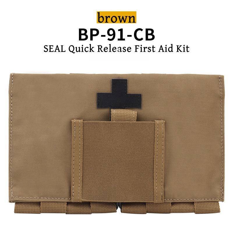 SEAL Outdoor Quick Release Outdoor First Aid Kit MOLLE Waist Quick Release First Aid Kit BP-91-CB
SEAL Outdoor Quick Release Outdoor First Aid Kit MOLLE Waist Quick Release First Aid Kit BP-91-CB