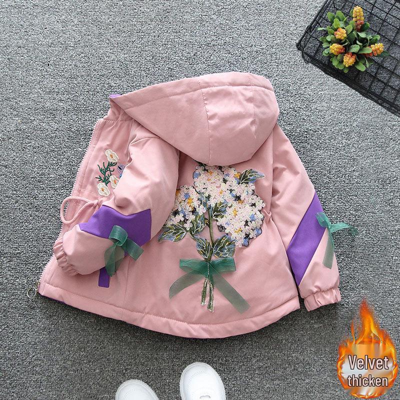 2025 Autumn/Winter Girls Hooded Fleece-Lined Windbreaker Waist-Fitted Coat 100cm
2025 Autumn/Winter Girls Hooded Fleece-Lined Windbreaker Waist-Fitted Coat 100cm