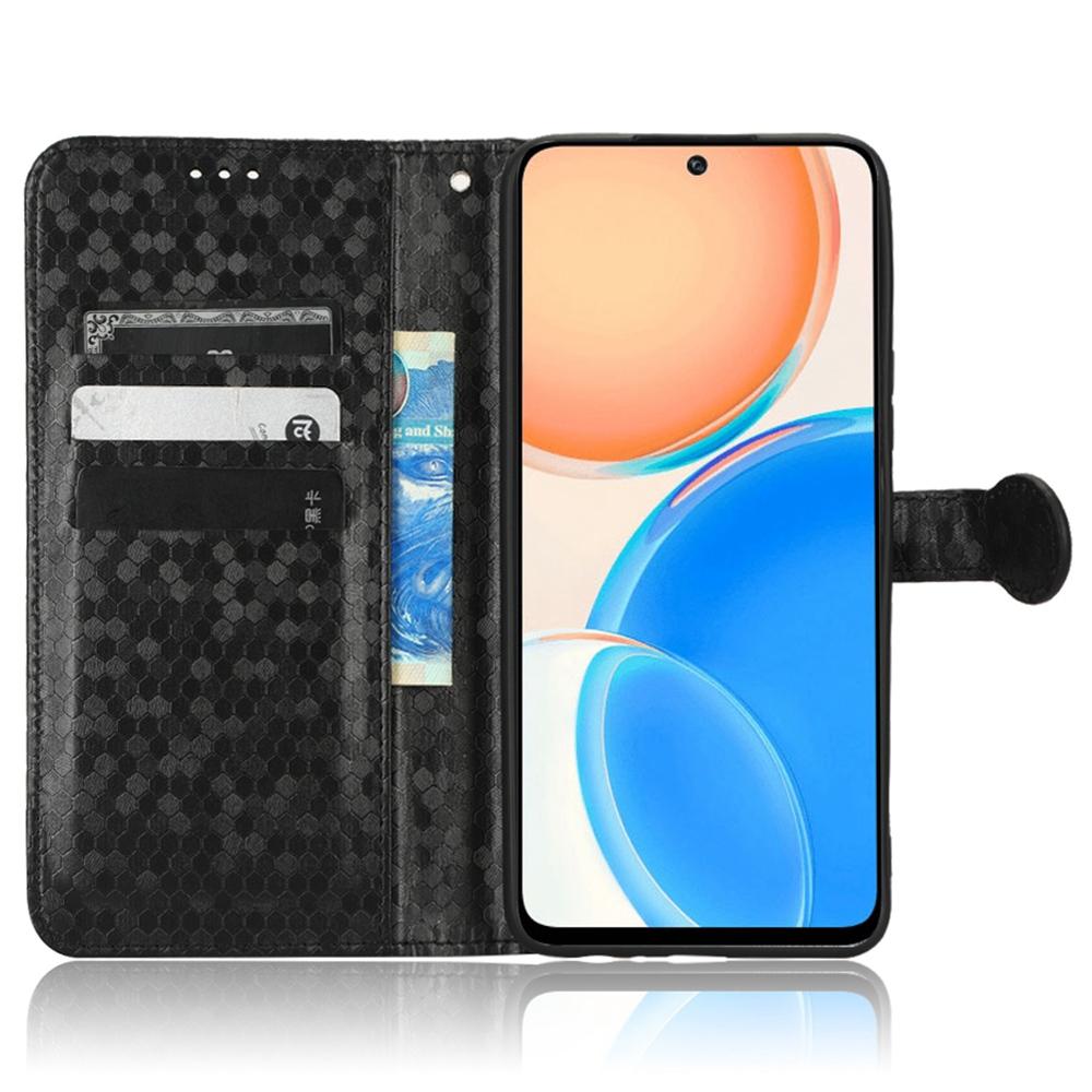 For Honor X8 4G 4G Full Coverage PU Leather Phone Cover Dot Pattern Imprinted Wallet Stand Magnetic Phone Case with Strap Black
For Honor X8 4G 4G Full Coverage PU Leather Phone Cover Dot Pattern Imprinted Wallet Stand Magnetic Phone Case with Strap Black
