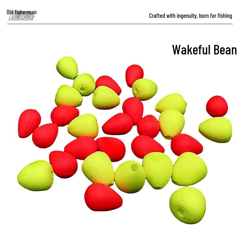 Bright Bean Fishing Float with Beads, Colorful Foam, Elastic Fish Tail, and Enlarged Bean Design Lower Bean
Bright Bean Fishing Float with Beads, Colorful Foam, Elastic Fish Tail, and Enlarged Bean Design Lower Bean