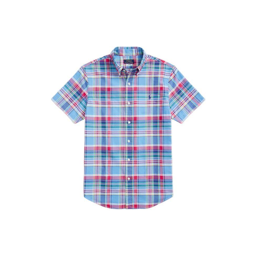 Polo Ralph Lauren SS23 Plaid Oxford Cloth Single-Breasted Short Sleeve Shirt Men shirts Blue MNPOWOV1N820615-999 S
Polo Ralph Lauren SS23 Plaid Oxford Cloth Single-Breasted Short Sleeve Shirt Men shirts Blue MNPOWOV1N820615-999 S
