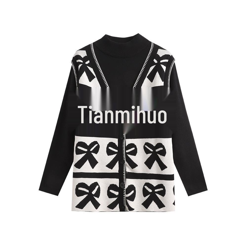 Winter 2025 Plus Size Women s Knit Top: Fake Two-Piece, Half-High Collar, Perfect Base Layer, Sizes 130-320 Jin. 6XL (suggested 260-320 jin)
Winter 2025 Plus Size Women s Knit Top: Fake Two-Piece, Half-High Collar, Perfect Base Layer, Sizes 130-320 Jin. 6XL (suggested 260-320 jin)