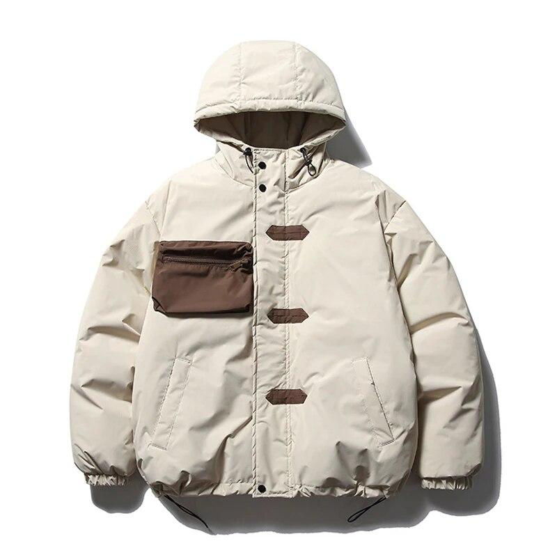 Japanese Retro Loose Fitting Men s Coat Hood Solid Color Multiple Pockets Functional Parka Couple High Street Fashion Casual Top
Japanese Retro Loose Fitting Men s Coat Hood Solid Color Multiple Pockets Functional Parka Couple High Street Fashion Casual Top