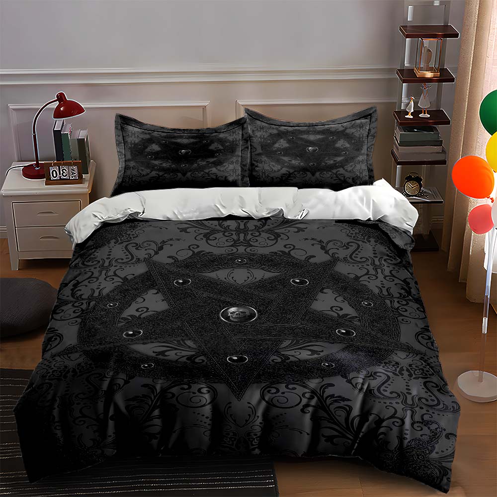 Dark, intricate, geometric. Bedding Duvet cover sets Duvet covers Pillowcases gifts (1 * Duvet Cover 2 * Pillowcases, without duvet insert) 135x200cm
Dark, intricate, geometric. Bedding Duvet cover sets Duvet covers Pillowcases gifts (1 * Duvet Cover 2 * Pillowcases, without duvet insert) 135x200cm