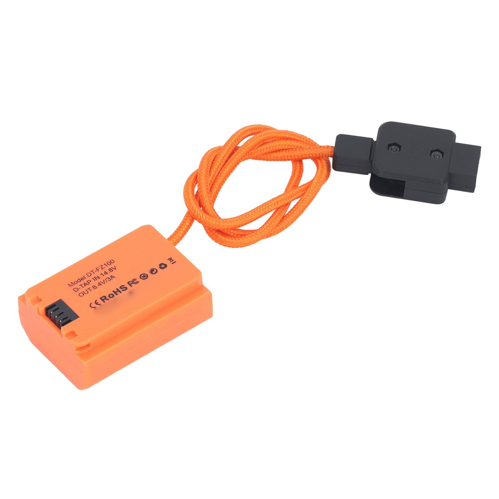 D Tap to NP FZ100 DC-соединитель для имитации аккумулятора с оплеткой, полностью декодированный для A9 A9II A9R A9S A7
D Tap to NP FZ100 DC-соединитель для имитации аккумулятора с оплеткой, полностью декодированный для A9 A9II A9R A9S A7