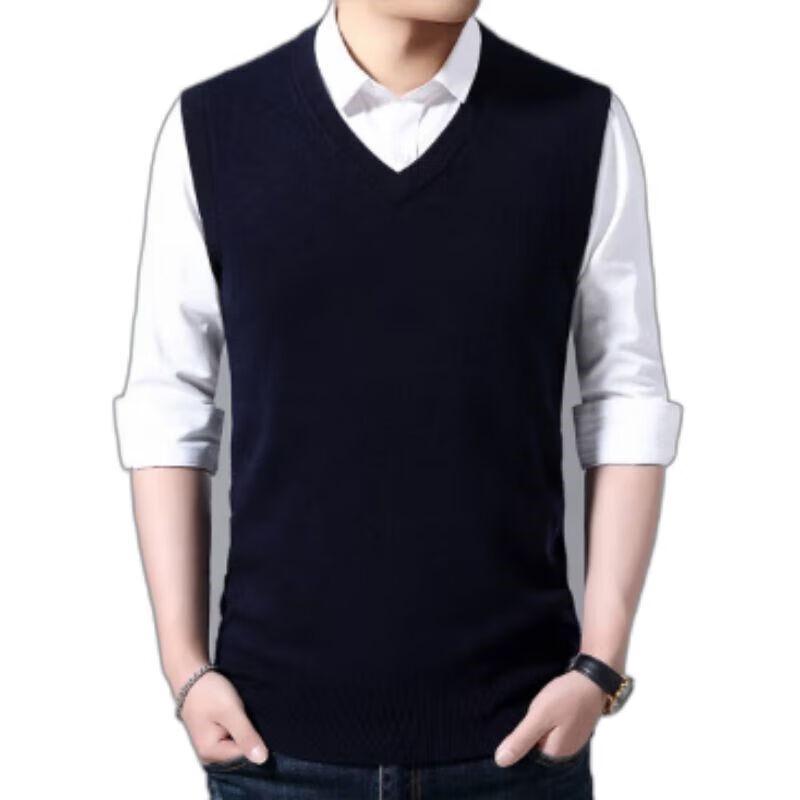 Мужской безрукавный свитер жилет с V-образным вырезом из смесовой шерсти 170-185
Мужской безрукавный свитер жилет с V-образным вырезом из смесовой шерсти 170-185