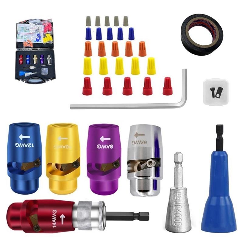 Multiple Size Wire Stripper & Twist Kit Adjustable Length, Easy Installation For Efficient Cable Stripping And Twisting
Multiple Size Wire Stripper & Twist Kit Adjustable Length, Easy Installation For Efficient Cable Stripping And Twisting