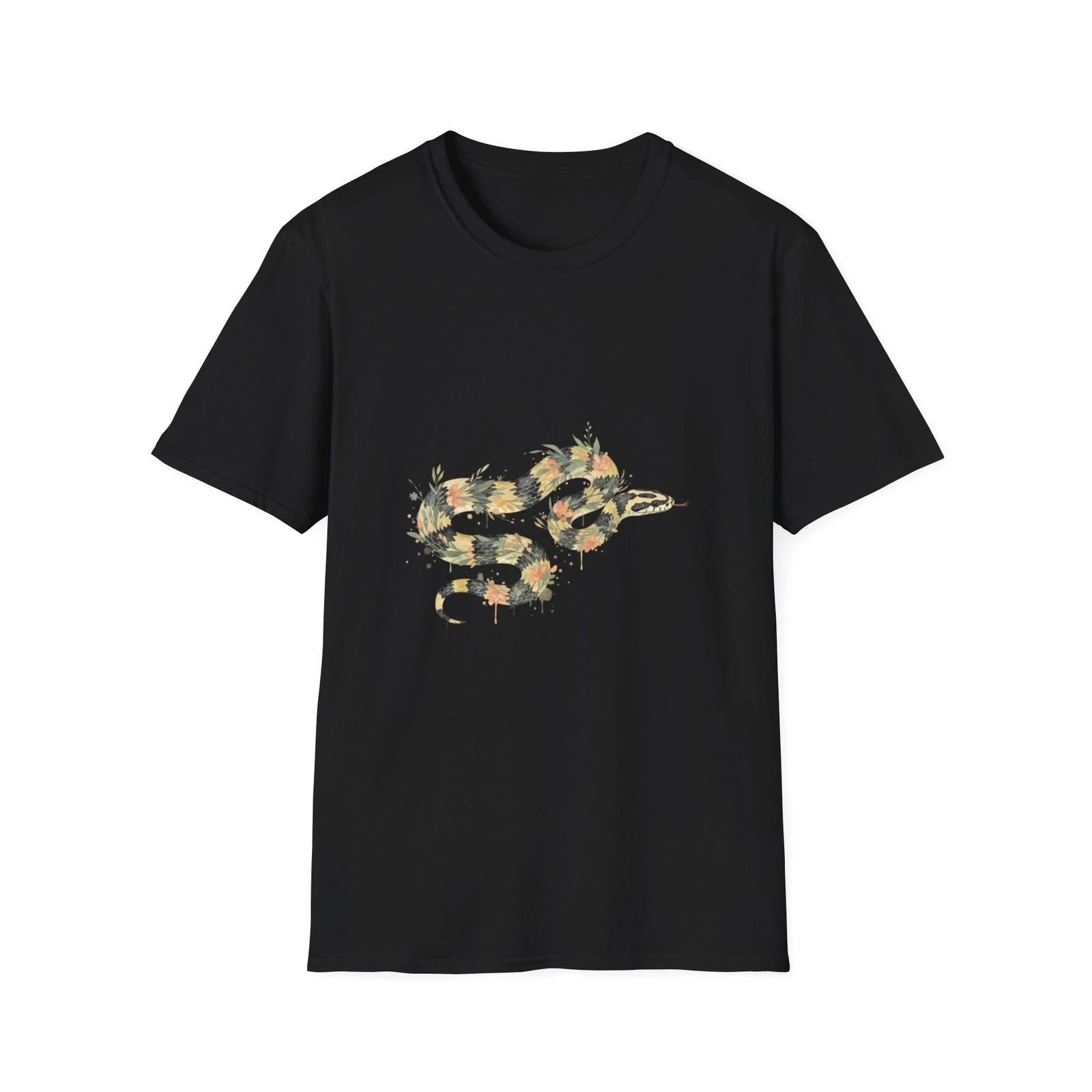 Snake Floral Watercolor Nature Boho Black T-Shirt Aesthetic Print Tee L
Snake Floral Watercolor Nature Boho Black T-Shirt Aesthetic Print Tee L