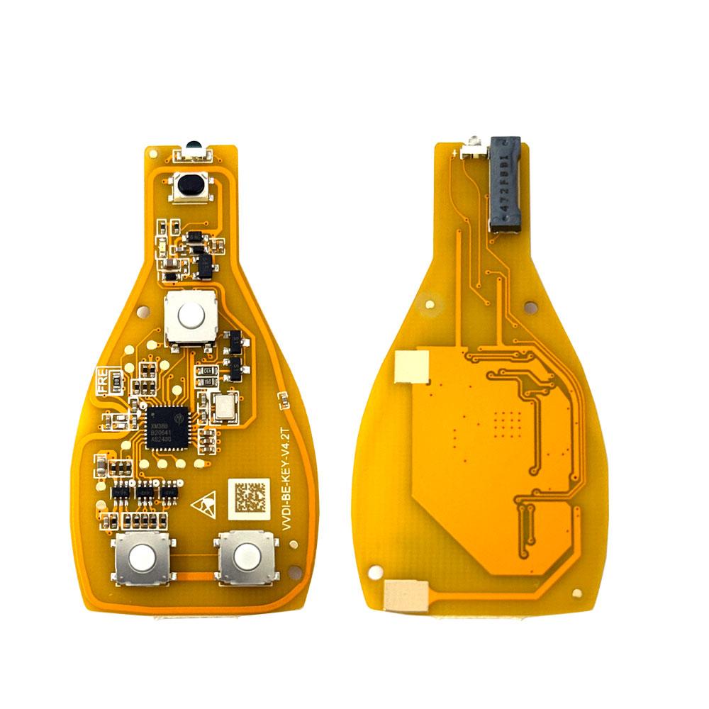 5pcs Xhorse VVDI BE Key Pro 3/4 Button Remote Car Key for Mercedes Benz V3.2 PCB yellow Improved Version 315MHz/433MHz No only PCB
5pcs Xhorse VVDI BE Key Pro 3/4 Button Remote Car Key for Mercedes Benz V3.2 PCB yellow Improved Version 315MHz/433MHz No only PCB