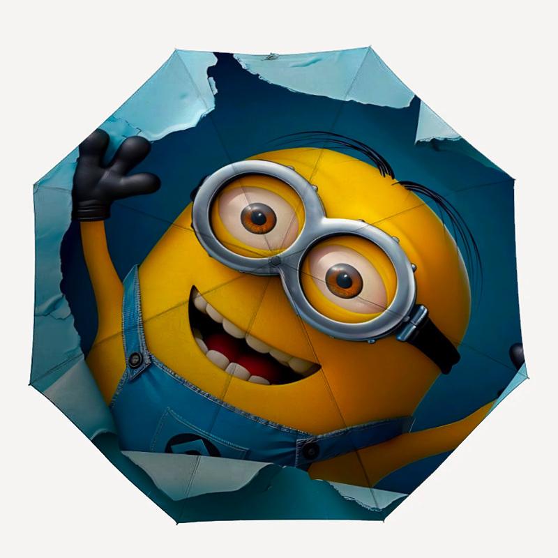 1pc Minion Self-Folding Umbrella, 8-Bone Compact Travel Umbrella, Durable Plastic And Iron Frame095
1pc Minion Self-Folding Umbrella, 8-Bone Compact Travel Umbrella, Durable Plastic And Iron Frame095