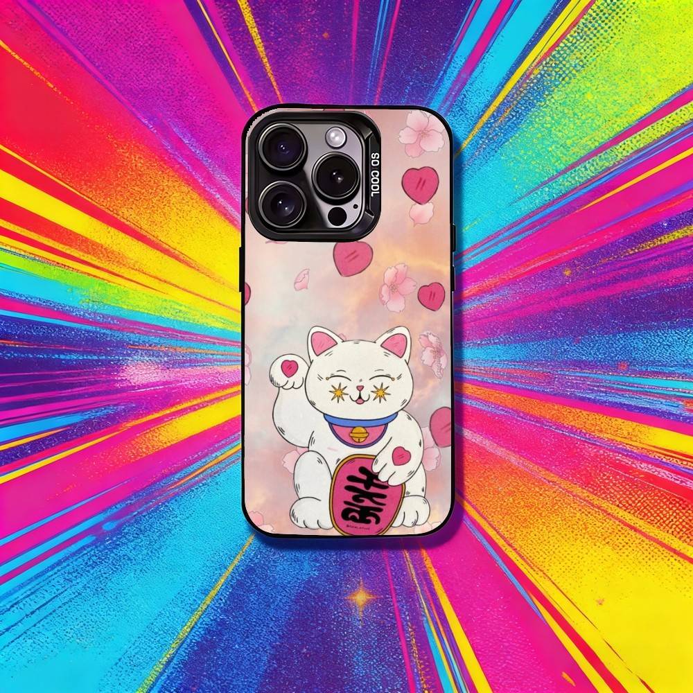 Cute Lucky Maneki Neko Cat Phone Case For IPhone 16 17 15 14 12 13 Pro Max Black Color Shockproof Cover iPhone12PROMAX
Cute Lucky Maneki Neko Cat Phone Case For IPhone 16 17 15 14 12 13 Pro Max Black Color Shockproof Cover iPhone12PROMAX