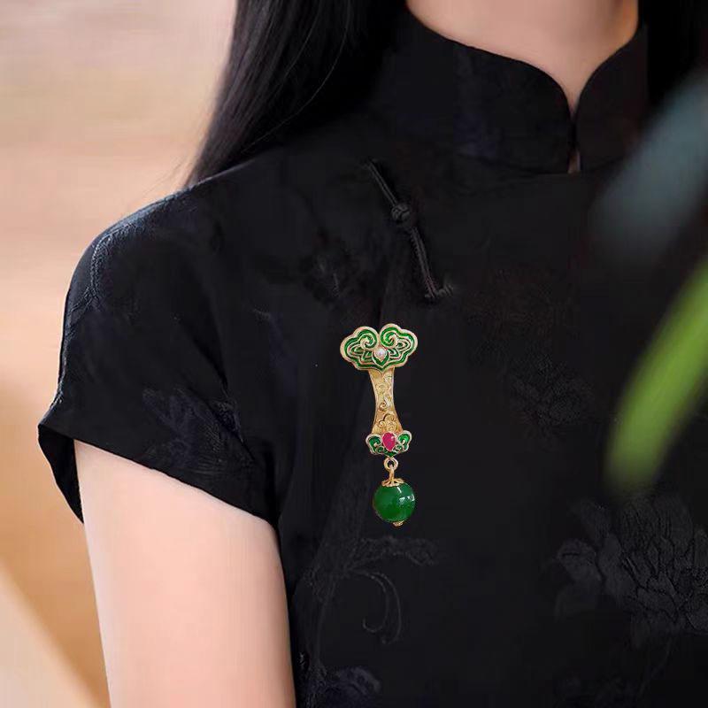 Chinese Style Ruyi Brooch Pin For Women Jewelry Casual Party Accessories Gift 1PC
Chinese Style Ruyi Brooch Pin For Women Jewelry Casual Party Accessories Gift 1PC